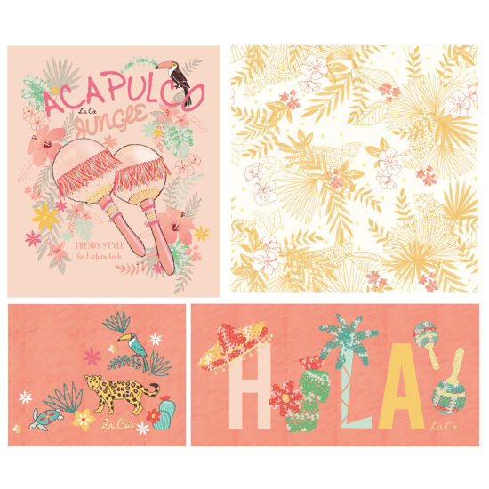 Motifs fille La Cie/Styliste Malorie Esclavissat
